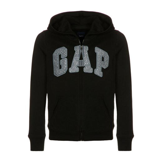 GAP Bluza rozpinana true black zalando czarny bawełna
