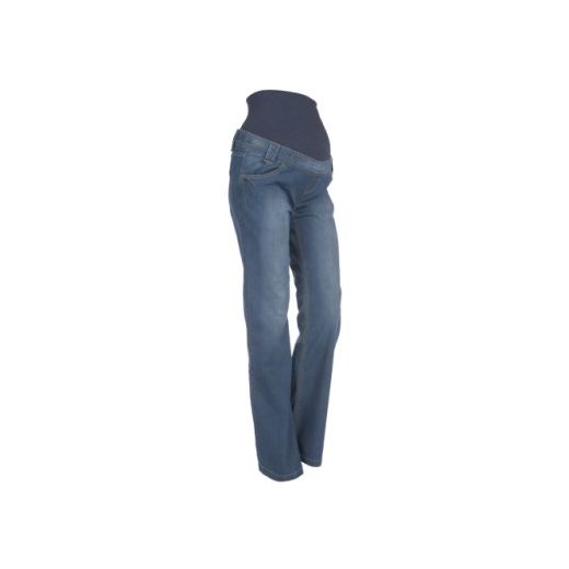 MAMA LICIOUS Spodnie Jeans dla kobiet w ciąźy BRI STRETCH medium bluedenim L32 pinkorblue-pl niebieski bawełna