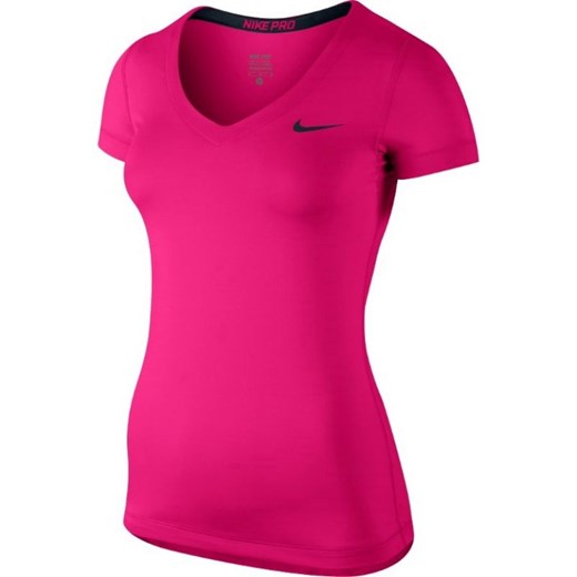Koszulka treningowa Nike Pro Fitted Short Sleeve W 589370-618 hurtowniasportowa-net rozowy dopasowane