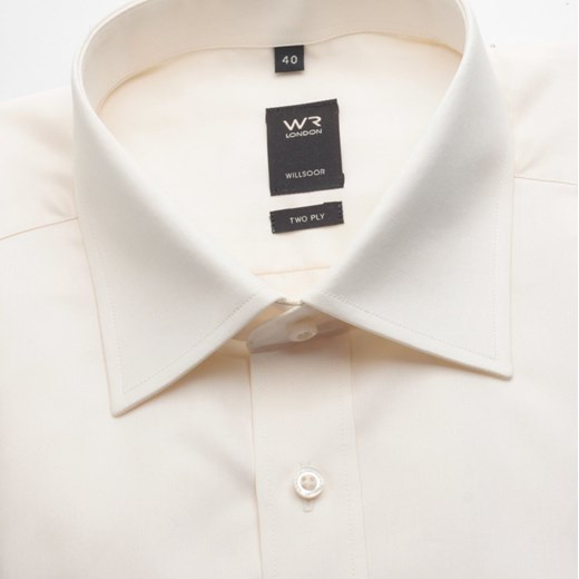 Koszula WR London (wzrost 176/182) taliowana willsoor-sklep-internetowy bezowy Koszule na spinki męskie