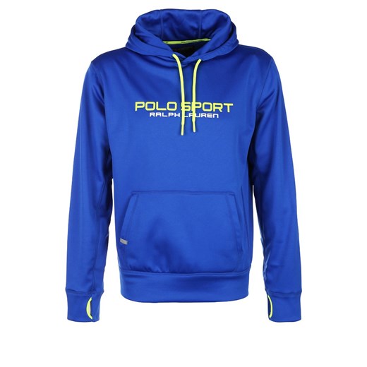 Polo Sport Ralph Lauren Bluza pacific royal zalando niebieski abstrakcyjne wzory