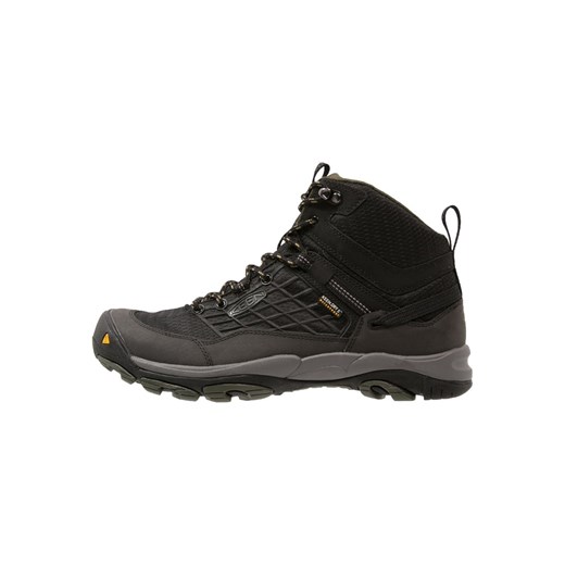 Keen SALTZMAN WP MID Buty trekkingowe black/forest night zalando czarny midi