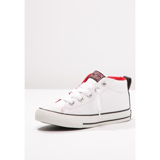 Converse CHUCK TAYLOR ALL STAR STREET MID Tenisówki i Trampki wysokie white/casino/black zalando szary skóra ekologiczna