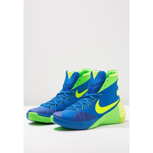 Nike Performance HYPERDUNK 2015 Obuwie do koszykówki soar/volt/green strike zalando niebieski koszykówka