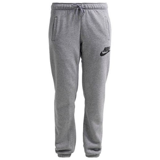 Nike Sportswear RALLY Spodnie treningowe carbon heather/cool grey/black zalando szary bawełna