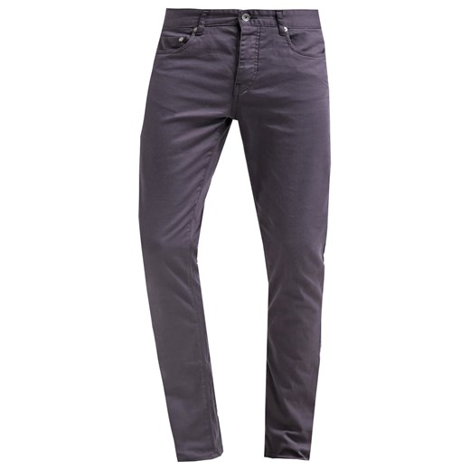 Pier One Spodnie materiałowe dark grey zalando szary abstrakcyjne wzory