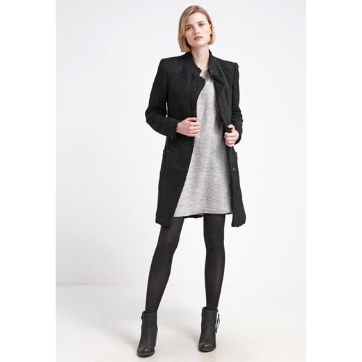 Selected Femme SFGRY Płaszcz wełniany /Płaszcz klasyczny black zalando  długie