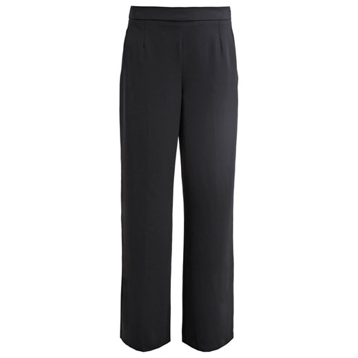 Wallis Spodnie materiałowe black zalando czarny bez wzorów/nadruków