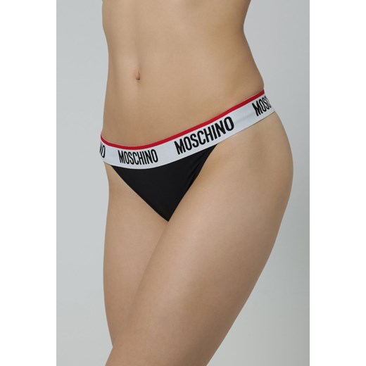 Moschino Underwear Stringi black zalando rozowy jersey