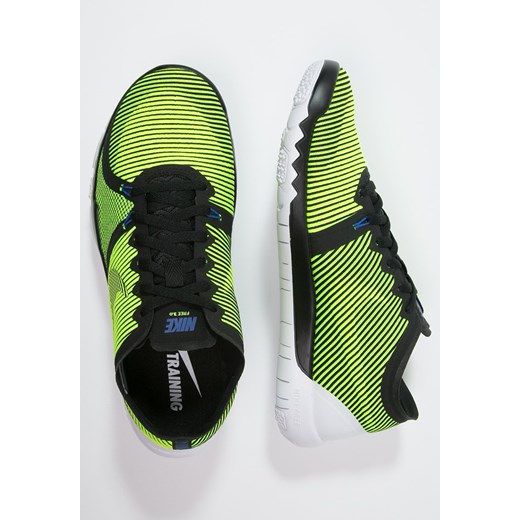 Nike Performance FREE TRAINER 3.0 V4 Obuwie treningowe black/volt/cactus/white zalando zielony Buty fitness męskie