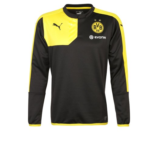 Puma BVB TRAINING Koszulka treningowa black/cyber yellow zalando szary długie
