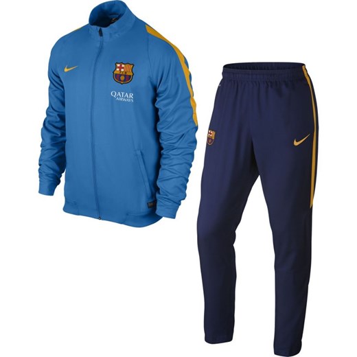 Dres treningowy Nike FC Barcelona Revolution Sideline Knit M 686640-436 hurtowniasportowa-net niebieski dresówka