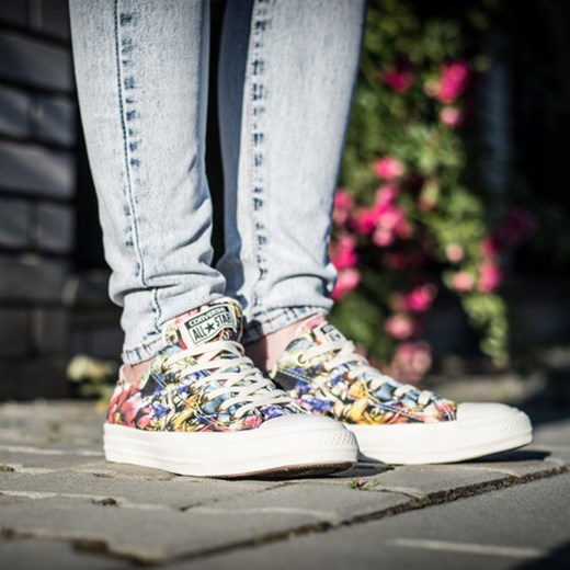 BUTY CONVERSE CHUCK TAYLOR FLOWER PACK 547279C sneakerstudio-pl zielony casual