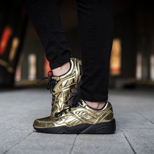 BUTY PUMA R698 X VASHTIE GOLD 358838 01 sneakerstudio-pl czarny syntetyk