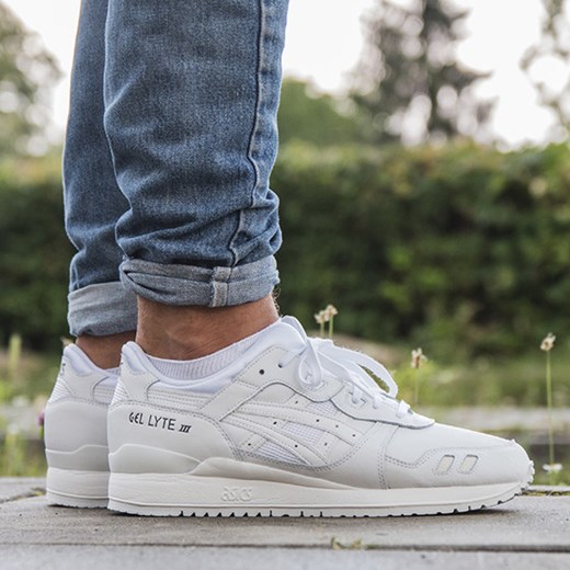 BUTY ASICS GEL-LYTE III BLACK WHITE PACK H534L 0101 sneakerstudio-pl zielony codzienny
