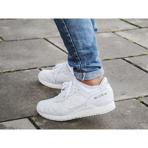 BUTY ASICS GEL-LYTE III BLACK WHITE PACK H534L 0101 sneakerstudio-pl szary modne