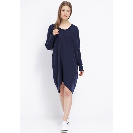 JUST FEMALE CARLA Sukienka dzianinowa blue zalando czarny casual