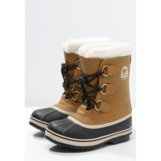 Sorel YOOT PAC Śniegowce mesquite zalando brazowy sznurowane