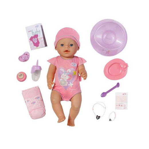 Baby Born, lalka interaktywna - Odzież dziecięca w promocji 3za2! empik rozowy