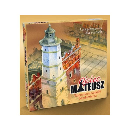 Gra planszowa Ojciec Mateusz: Tajemnicze zagadki Sandomierza - Odzież dziecięca w promocji 3za2! empik brazowy