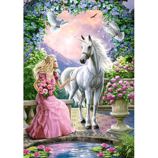 Castorland, Tajemniczy ogród, puzzle, 500 elementów - Darmowa dostawa do salonów empik! smyk-com szary
