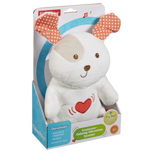 Fisher Price, maskotka Przytulny Piesek - Darmowa dostawa do salonów empik! smyk-com turkusowy