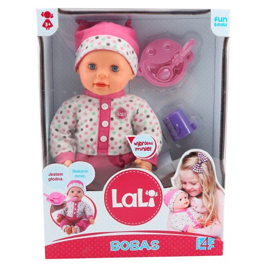 Lalka bobas LaLi - Darmowa dostawa do salonów empik! smyk-com rozowy