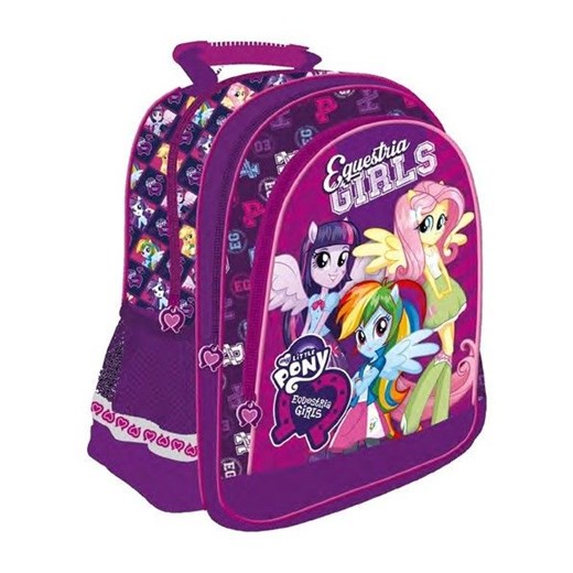 St-Majewski, My Little Pony Equestria Girls, plecak szkolny - Darmowa dostawa do salonów empik! smyk-com fioletowy