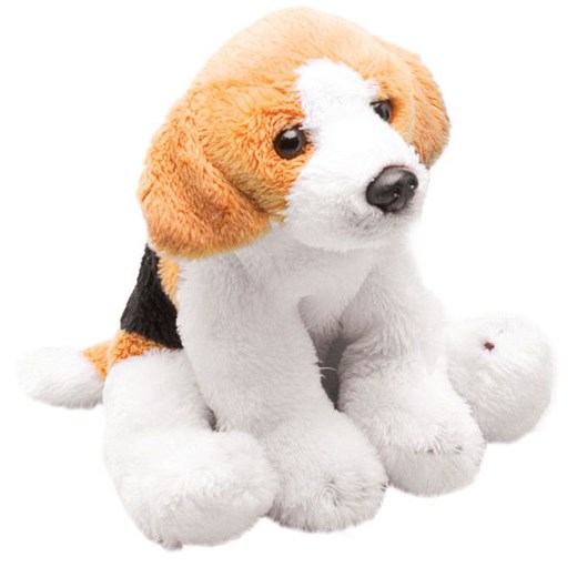 SUKI, Siedzący Beagle, maskotka, 13 cm - Darmowa dostawa do salonów empik! smyk-com szary