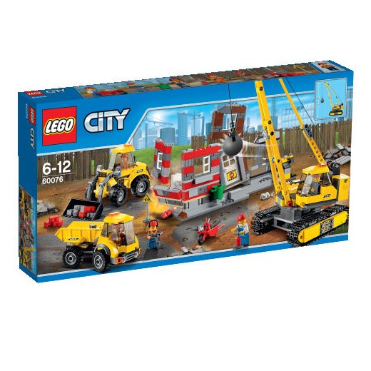 Lego City Demolition, klocki Rozbiórka, 60076 - Darmowa dostawa do salonów empik! smyk-com zielony 