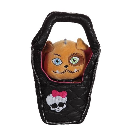Monster High, maskotka Pies w torebce - Darmowa dostawa do salonów empik! smyk-com czarny Monster High