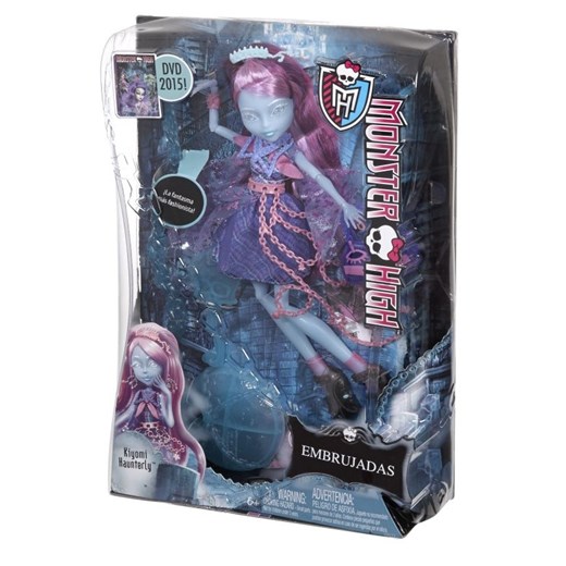 Monster High, Uczniowie Duchy, lalka Kiyomi Haunterly - Darmowa dostawa do salonów empik! smyk-com niebieski Monster High