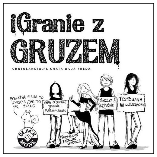 Black Monk, gra planszowa iGranie z Gruzem - Darmowa dostawa do salonów empik! smyk-com bialy
