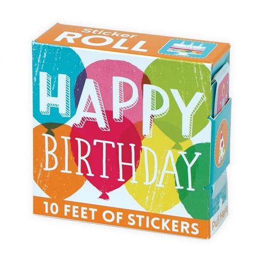 Mudpuppy, naklejki na rolce Happy Birthday - Darmowa dostawa do salonów empik! smyk-com zielony