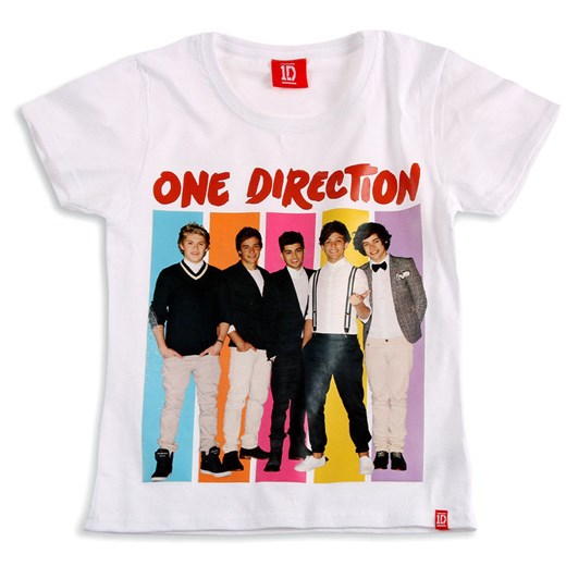 FashionUK, T-shirt dziewczęcy z krótkim rękawem, One Direction, rozmiar 164 - Odzież dziecięca w promocji 3za2! empik rozowy t-shirty