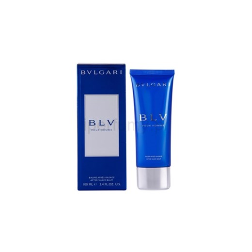 Bvlgari BLV pour homme balsam po goleniu dla mężczyzn 100 ml + do każdego zamówienia upominek. iperfumy-pl granatowy męskie