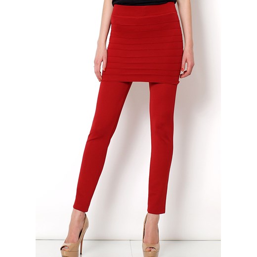 Spodnie spódnica zoio-pl czerwony bawełna
