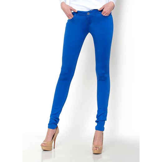 Spodnie jeansy biodrówki zoio-pl niebieski casual