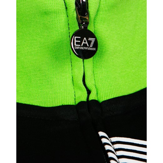 Bluza męska EA7 Emporio Armani sportofino-pl zielony z zamkiem
