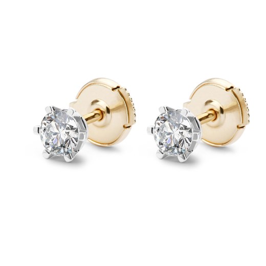 Stella - kolczyki z diamentami yes bezowy diament