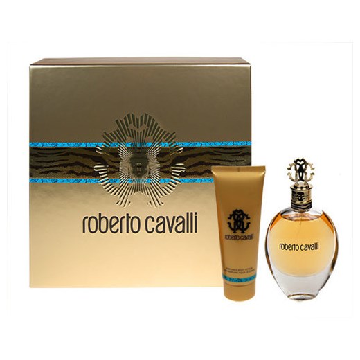 Roberto Cavalli Eau de Parfum W Zestaw perfum Edp 75ml + 75ml Balsam e-glamour brazowy balsamy