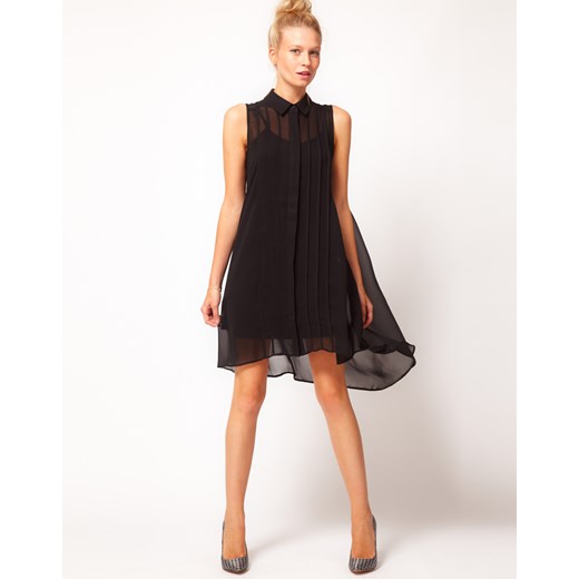 Sukienka Asos Asymmetric Shirt Style pandzior-pl-new-vogue poliester
