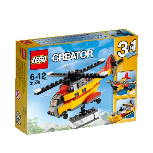 LEGO CREATOR, klocki Helikopter transportowy, 31029 - Darmowa dostawa do salonów empik! smyk-com niebieski