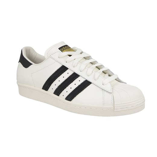 BUTY MĘSKIE SNEAKERSY ADIDAS SUPERSTAR 80S VINTAGE DELUXE B25963 sneakerstudio-pl szary Buty do koszykówki męskie