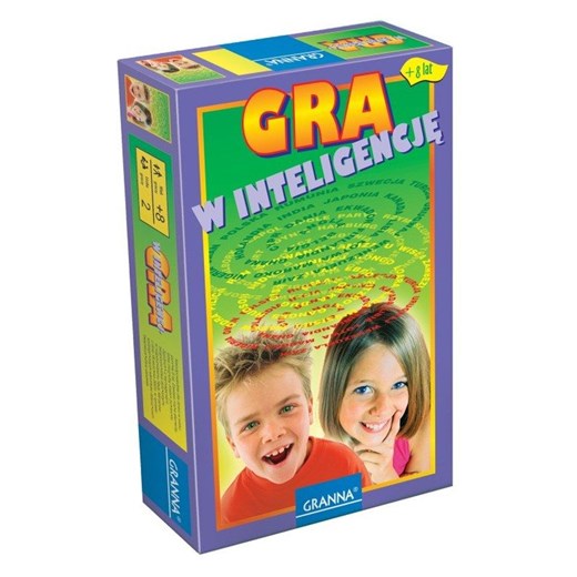 Granna, gra edukacyjna Gra w inteligencję - Odzież dziecięca w promocji 3za2! empik niebieski 