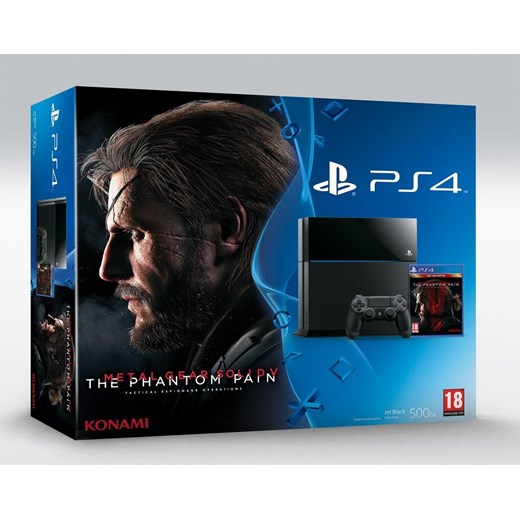 Konsola Sony PlayStation 4 500GB + Metal Gear Solid V - Darmowa dostawa do salonów empik! smyk-com niebieski 