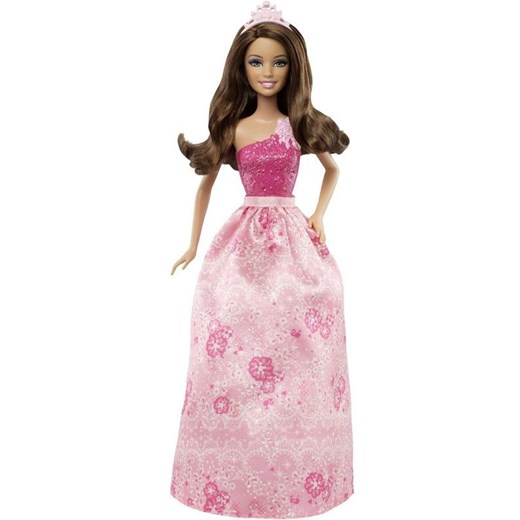 Barbie, Modna Księżniczka, lalka Brunetka - Darmowa dostawa do salonów empik! smyk-com rozowy Księżniczki