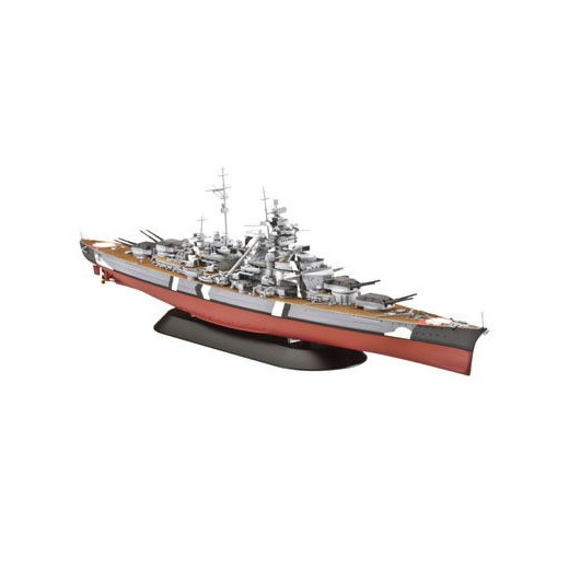 Revell, Battleship Bismarck, model do sklejania - Darmowa dostawa do salonów empik! smyk-com brazowy bez wzorów