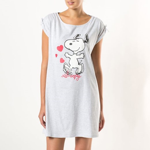 Koszula nocna Snoopy la-redoute-pl szary