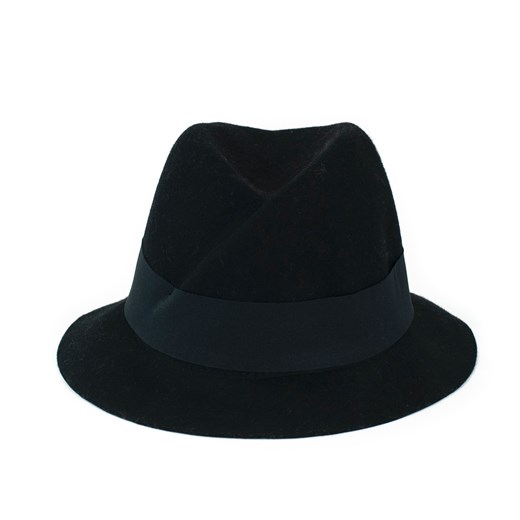 Filcowy kapelusz Profilowany szaleo czarny lato